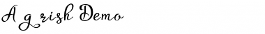 Download Agrish Demo Font Title Preview