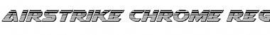 Download Airstrike Chrome Regular Font Title Preview