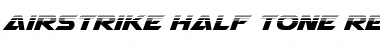 Download Airstrike Half-Tone Regular Font Title Preview