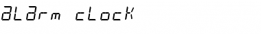 Download alarm clock Regular Font Title Preview
