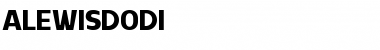 Download ALEWISDODI ExtraBold Font Title Preview