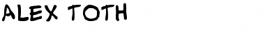 Download Alex Toth Regular Font Title Preview