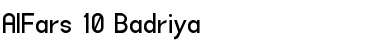 Download AlFars 10 Badriya Regular Font Title Preview