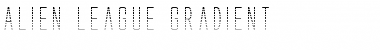 Download Alien League Gradient Regular Font Title Preview
