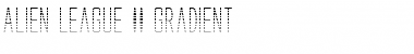 Download Alien League II Gradient Regular Font Title Preview