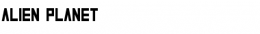 Download Alien Planet Regular Font Title Preview