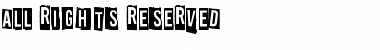 Download All rights reserved Regular Font Title Preview