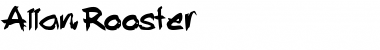 Download Allan Rooster Regular Font Title Preview