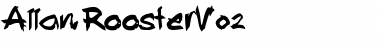 Download Allan RoosterV.02 Regular Font Title Preview