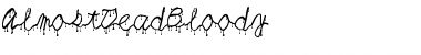 Download AlmostDeadBloody Regular Font Title Preview