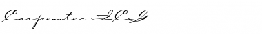 Download Carpenter ICG Regular Font Title Preview