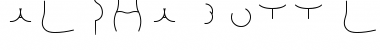 Download Alphabutt Letters A Regular Font Title Preview