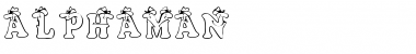 Download AlphaMan Regular Font Title Preview