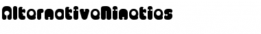 Download AlternativeNineties Regular Font Title Preview
