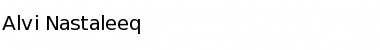 Download Alvi Nastaleeq Regular Font Title Preview