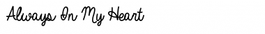 Download Always In My Heart Regular Font Title Preview