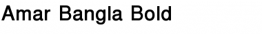 Download Amar Bangla Bold Font Title Preview