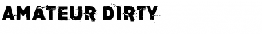 Download Amateur Dirty Font Title Preview