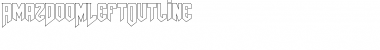 Download AmazDooMLeftOutline Regular Font Title Preview