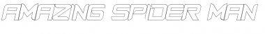 Download Amazing Spider-Man toile slant Regular Font Title Preview