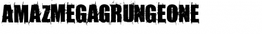 Download AmazMegaGrungeOne Regular Font Title Preview