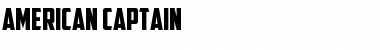 Download American Captain Regular Font Title Preview