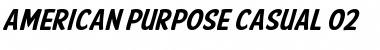 Download American Purpose Casual 02 Regular Font Title Preview