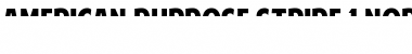 Download American Purpose STRIPE 1 Regular Font Title Preview