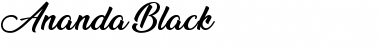 Download Ananda Black Regular Font Title Preview