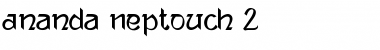 Download Ananda Neptouch 2 Regular Font Title Preview
