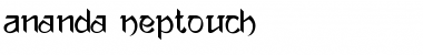 Download Ananda Neptouch Regular Font Title Preview