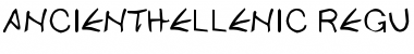 Download ancientHellenic Regular Font Title Preview