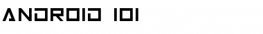 Download Android 101 Regular Font Title Preview