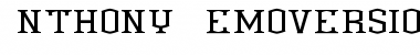 Download Anthony Demoversion Regular Font Title Preview