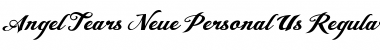 Download Angel Tears Neue Personal Us Regular Font Title Preview
