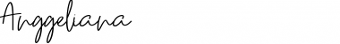 Download Anggeliana Regular Font Title Preview