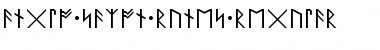 Download Anglo Saxon Runes Regular Font Title Preview