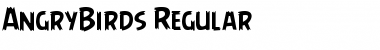 Download AngryBirds Regular Font Title Preview