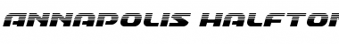 Download Annapolis Halftone Italic Italic Font Title Preview