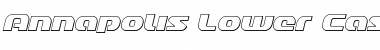 Download Annapolis Lower Case Outline Italic Outline Italic Font Title Preview