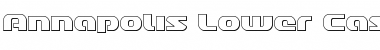 Download Annapolis Lower Case Outline Outline Font Title Preview