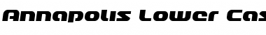 Download Annapolis Lower Case Semi-Italic Semi-Italic Font Title Preview