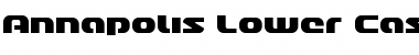 Download Annapolis Lower Case Regular Font Title Preview