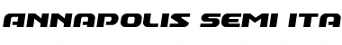 Download Annapolis Semi-Italic Semi-Italic Font Title Preview