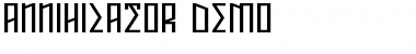 Download ANNIHILATOR Demo Regular Font Title Preview