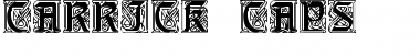 Download Carrick Caps Regular Font Title Preview