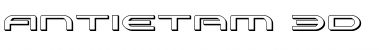 Download Antietam 3D Regular Font Title Preview
