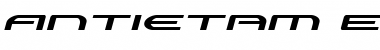 Download Antietam Expanded Italic Expanded Italic Font Title Preview