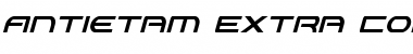 Download Antietam Extra-Condensed Italic Extra-Condensed Italic Font Title Preview