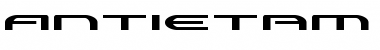 Download Antietam Extra-Expanded Extra-Expanded Font Title Preview